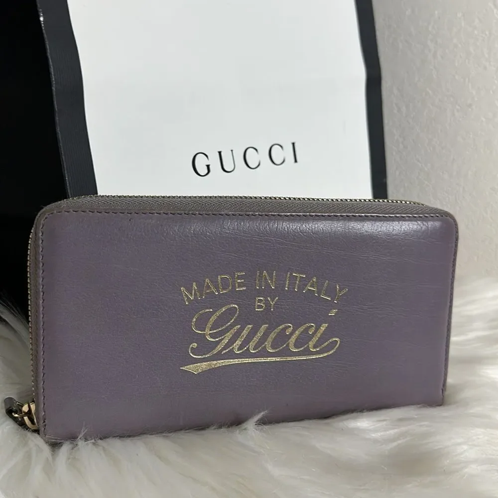 💯Authentic Gucci Zipped Around Long Wallet🍀